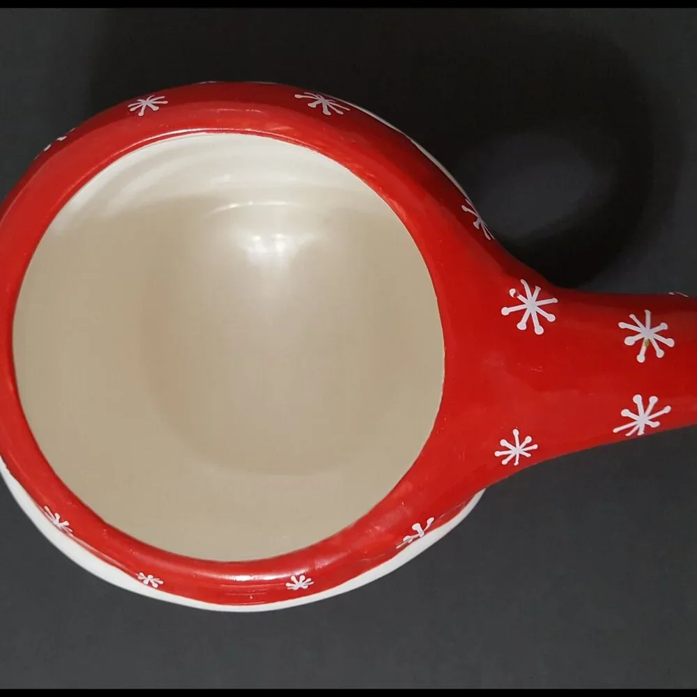 NEW RARE Williams Sonoma Figural Mrs. Claus Mug 16 OZ Stoneware
